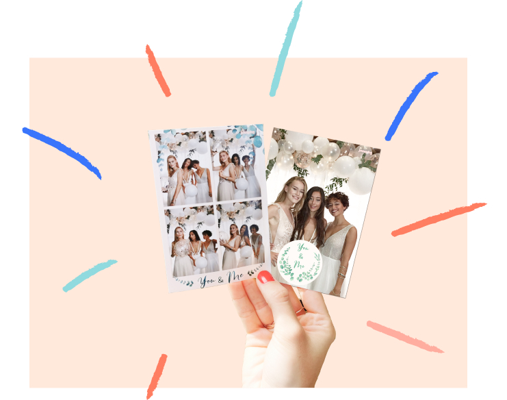 Exemples de formats photo d’un photobooth borne photo