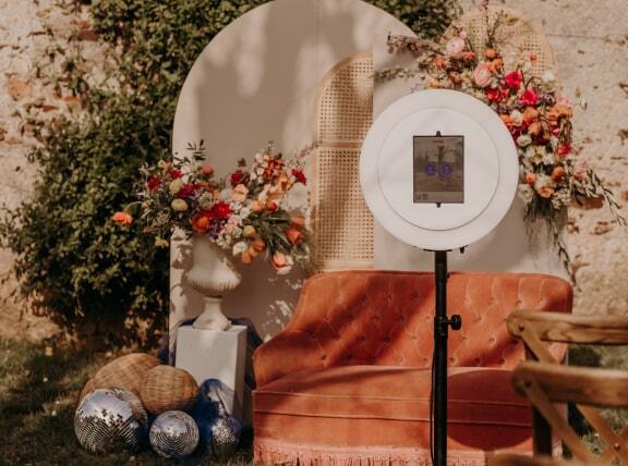 Fond photobooth pour anniversaire